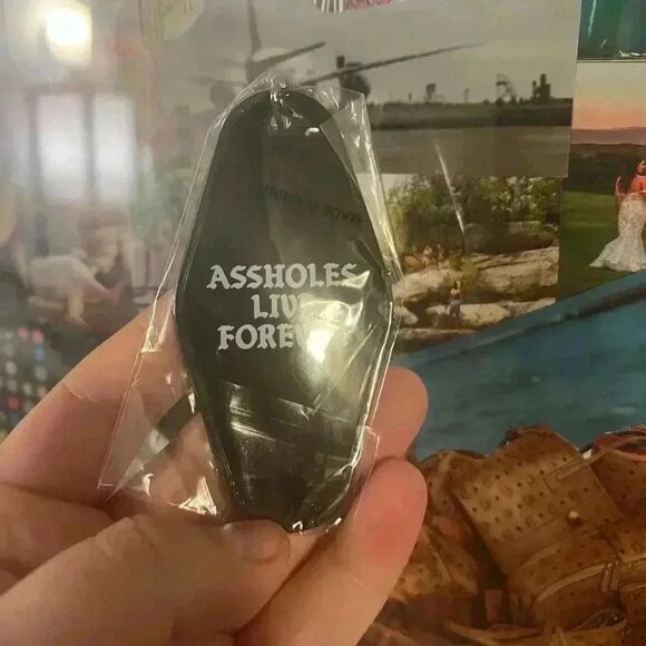 NEW Assholes Live Forever Key Chain - Picture 2 of 2